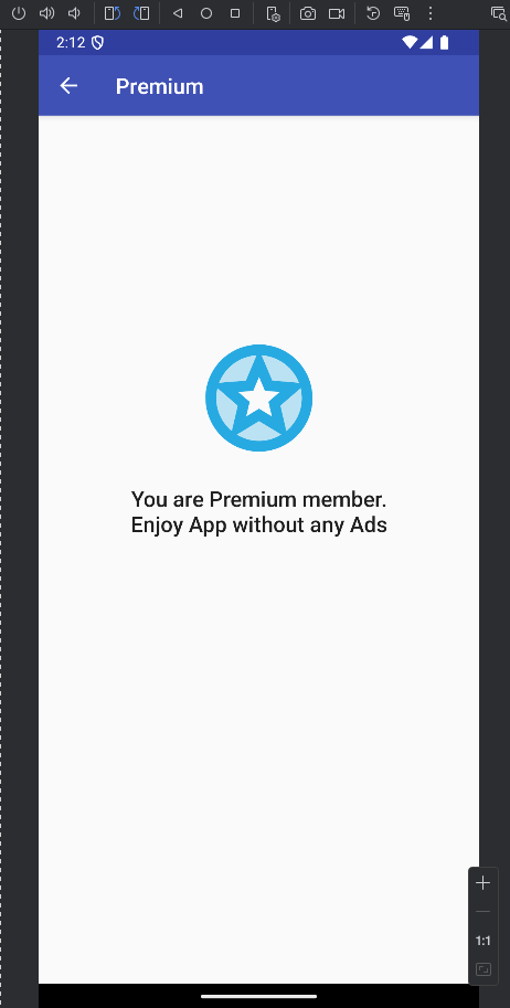 Premium screen of APK Extractor